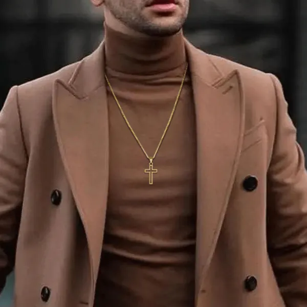 Source European and American high-end necklaces for men and women, simple and fashionable pendant jewelry wholesale