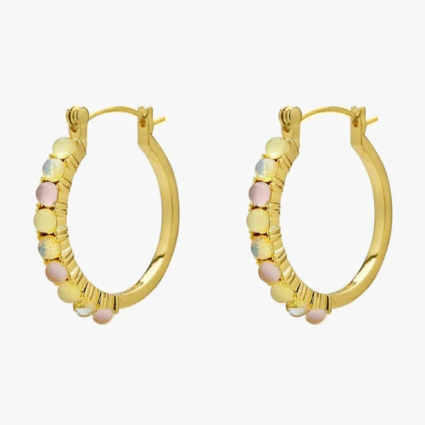   Circle geometric jewelry classic simple retro sweetheart earrings fashionable temperament popular female earrings