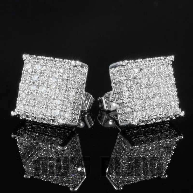Temperament all-match pavé earrings for women new style popular high-end unique light luxury earrings daily commuting earrings