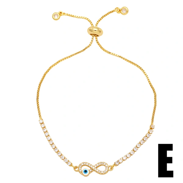 European and American jewelry devil eye bracelet female fashion simple geometric love star eye bracelet brh93