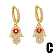 earrings 2023 new style trend personality all-match devil eye earrings retro niche earrings era317