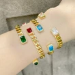 Clearance jewelry Internet celebrity personality hip-hop bracelet female simple retro punk metal bracelet brh02