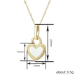  High-grade oil drop heart pendant Korean style light luxury niche retro heart-shaped necklace wholesale direct sales
