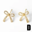 AS jewelry earrings bow earrings gold-plated zircon earrings earrings era167