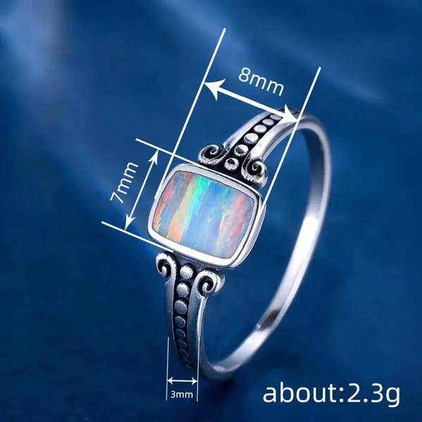  European and American style factory direct sales new ring water drop line exquisite design niche light luxury high-end jewelry