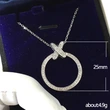 Live hot selling temperament celebrity cross pendant necklace European and American cool style necklace