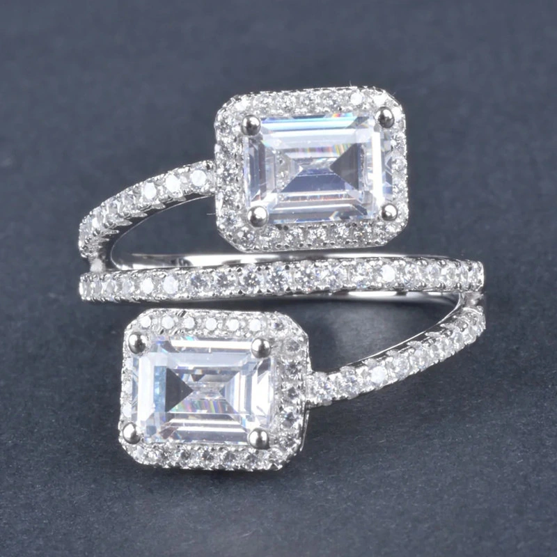  Japanese and Korean fashion personality rings Internet celebrity light luxury geometric multi-layer rings design women's rings