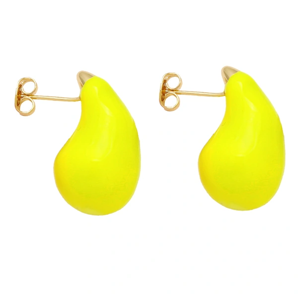 European and American simple fashion water drop earrings female niche design high-end oil drop earrings earrings accessories erv89