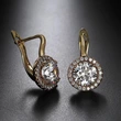 Fashion design European and American zircon earrings for women trendy commuter versatile earrings accessories wholesale