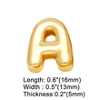 AS jewelry hot selling 26 English letters belt bracelet diy gold-plated hand jewelry female brg78