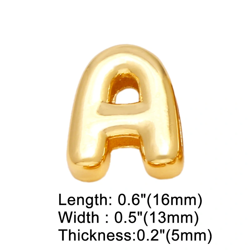 AS jewelry hot selling 26 English letters belt bracelet diy gold-plated hand jewelry female brg78