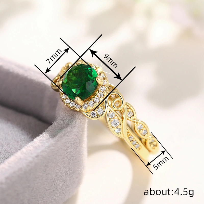  Palace Hong Kong style light luxury lady ring female elegant temperament retro ring popular hot selling