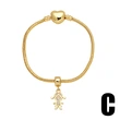 AS jewelry bracelet hot selling butterfly girl bracelet gold-plated zircon hand jewelry bre95