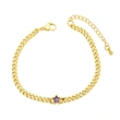 Clearance star bracelet women's European and American niche design high-end luxury simple five-pointed star bracelet brj21
