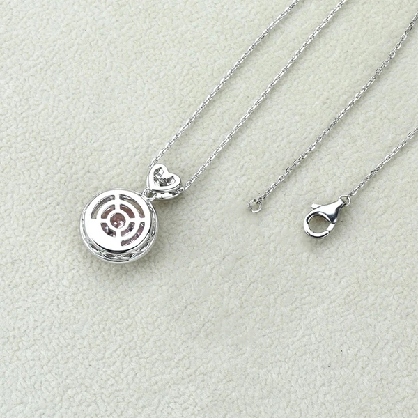 European and American hot-selling necklace trend luxury style oval-shaped women's pendant necklace colorful O-shaped chain clavicle chain