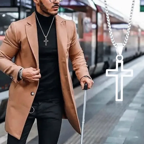 Source European and American high-end necklaces for men and women, simple and fashionable pendant jewelry wholesale