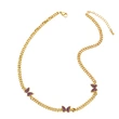 European and American jewelry butterfly clavicle chain fashion hip hop Cuban chain necklace cold style necklace nkb163