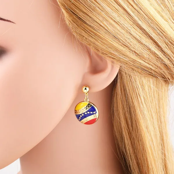 AS jewelry new oil-drip copper plated 18k gold fruit insect strawberry earrings earrings female ery28