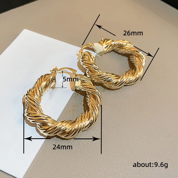 Hot retro style women's hollow water drop earrings European and American fashion exaggerated earrings hot sales