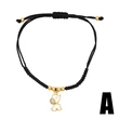 European and American new personality cute bear pendant bracelet female fashion simple braided puppy hand rope bracelet brk90