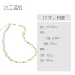 European and American trendy jewelry fashion net red cold style zircon splicing chain necklace bracelet set nkb027