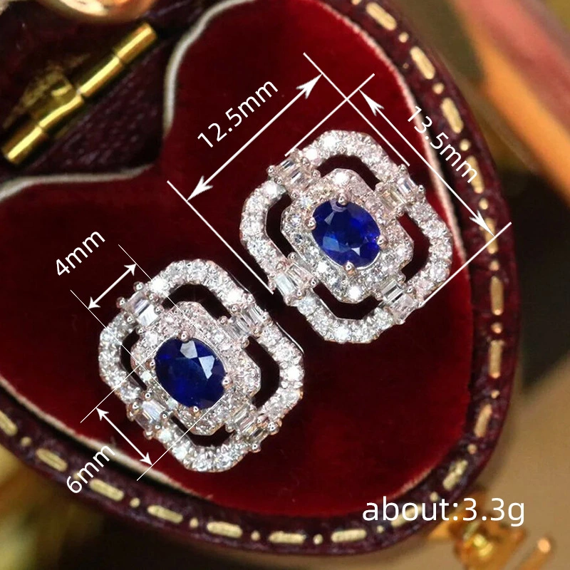 Rectangular hollow design earrings, elegant and luxurious royal earrings for women, elegant ladies, square earrings