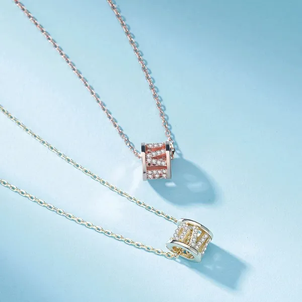 2022 Summer New Style Hollow Waist Love Women's Necklace Irregular Round Clavicle Chain