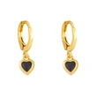 AS jewelry zircon earrings simple female niche design retro earrings net celebrity small love earrings erx80
