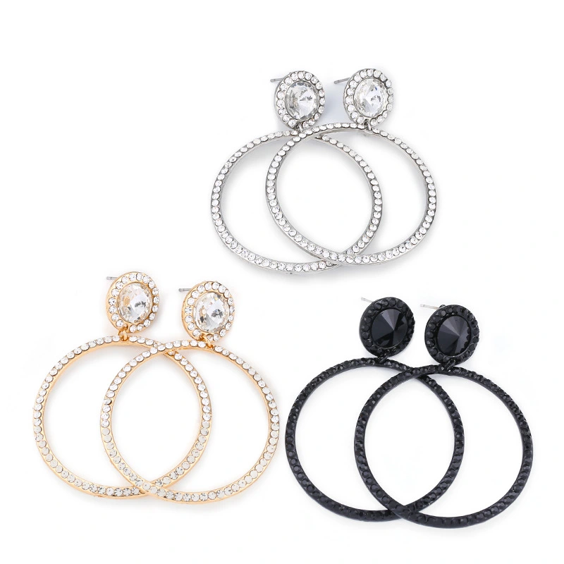 AS jewelry Europe and the United States hot selling wedding earrings women's high-end crystal earrings earrings erm31