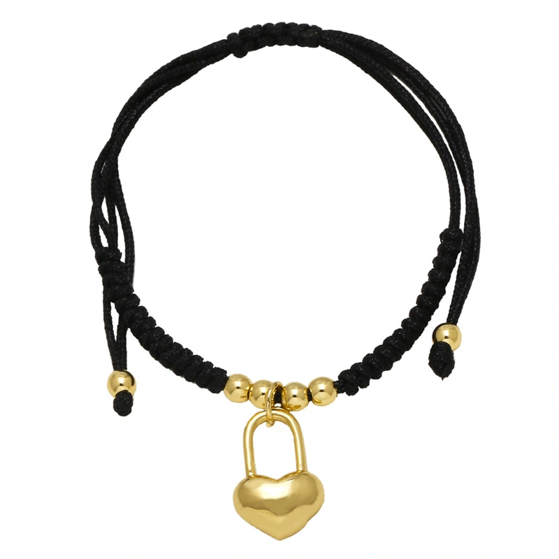 AS jewelry Europe and the United States best-selling color bracelet gold-plated 18k gold love peach heart pendant bracelet bracelet brd99