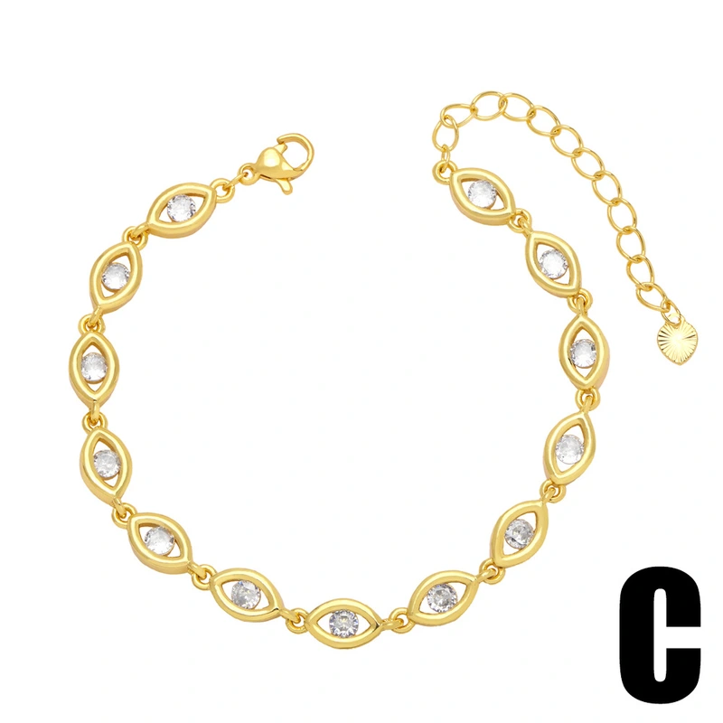 European and American new hot selling boy and girl pendant couple bracelet simple zircon bracelet Valentine's Day gift brh85