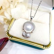   Hot selling cute necklace for women, cute Buddha imitation pearl design necklace, elegant light luxury style jewelry
