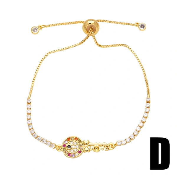 Clearance hot sale personality palm devil eye bracelet European and American fashion cycling bracelet brm02