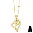 European and American necklace hip-hop niche high-end simple fashion leaf love pendant clavicle chain nkq22