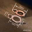  Metal electroplating geometric hollow earrings for women, elegant and fashionable jewelry, micro-inlaid zircon niche