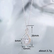 Simple and smart girlfriends and sisters clavicle necklace tender as water 2023 new style light luxury two-color necklace