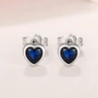 Cao factory wholesale attendance colorful love earrings exquisite small sweet peach heart design fashionable daily style