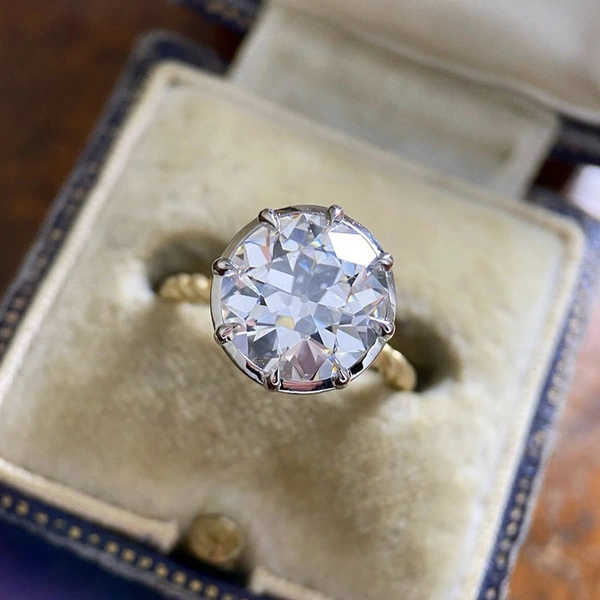  European and American style fashion ring rose vine hollow wrapped wedding ring simple twist luxury ring for women