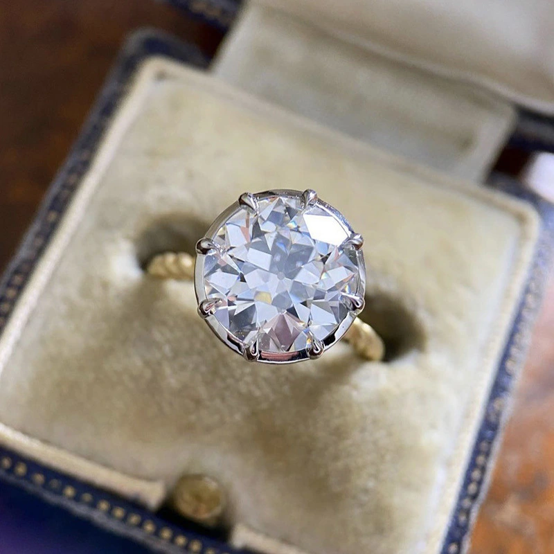  European and American style fashion ring rose vine hollow wrapped wedding ring simple twist luxury ring for women