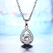 Source new Angel's Tears water drop zircon necklace simple pear-shaped necklace wholesale