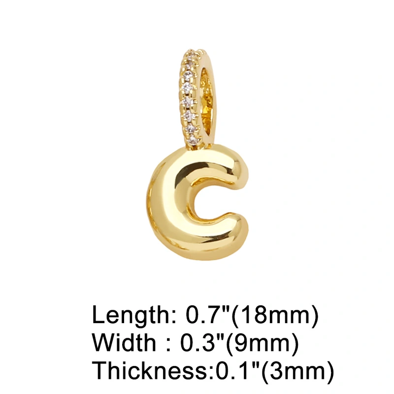 AS jewelry 26 letters pendant bracelet female gold-plated love hand jewelry bracelet brc19