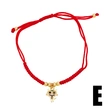 Hot selling cute kitten red string bracelet fashion triangle tree of life pendant bracelet brk84