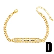 Hot selling fashion inlaid zircon bracelet niche design retro high-end feel Bagu bracelet brm03