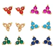Clearance style simple earrings internet celebrity design small zircon earrings female niche ear jewelry wholesale erz73