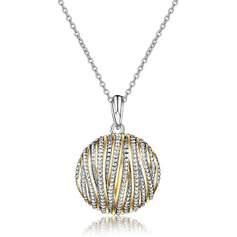   Hot selling jewelry: metallic design rose leaf pendant hollow design floral necklace