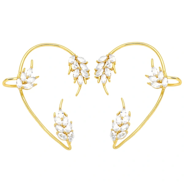 Clearance light luxury flower ear hook super fairy high-end integrated earrings female no ear piercing ear clip earrings era113