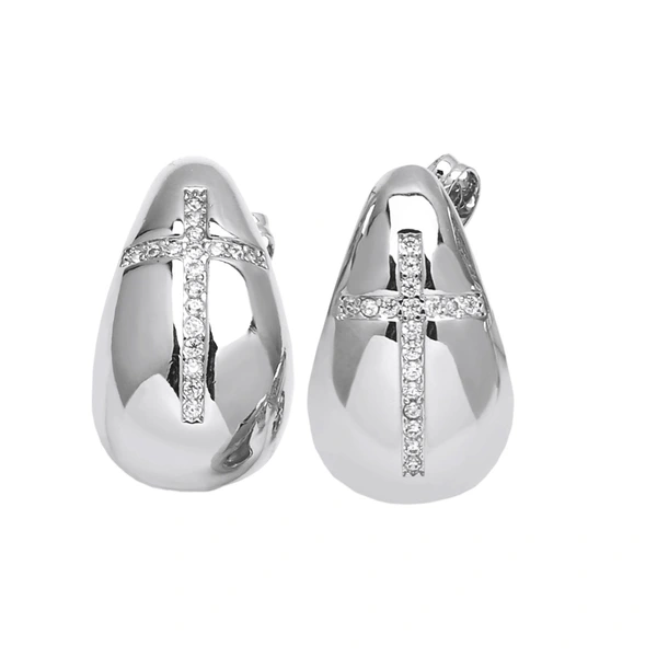 Hot selling water drop earrings for women gold-plated love cross butterfly earrings earrings jewelry erz77