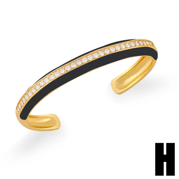 Hot selling jewelry niche design personality Bohemian color drop zircon bracelet bracelet female brd93