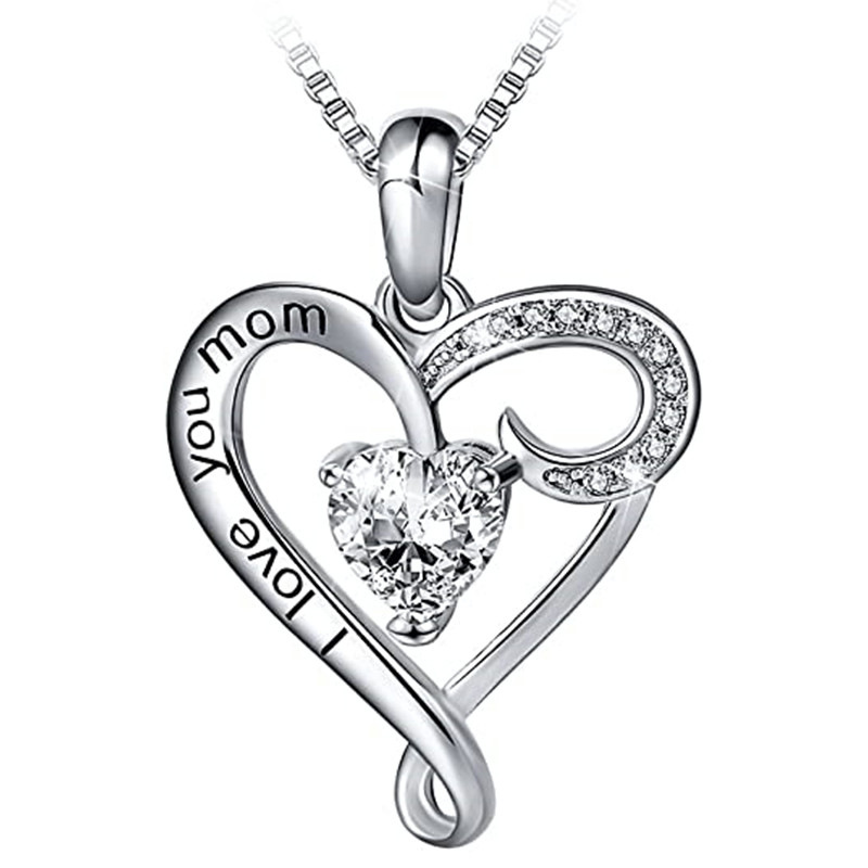 WISH hot-selling mother's love necklace new European and American fashion single product letter box chain