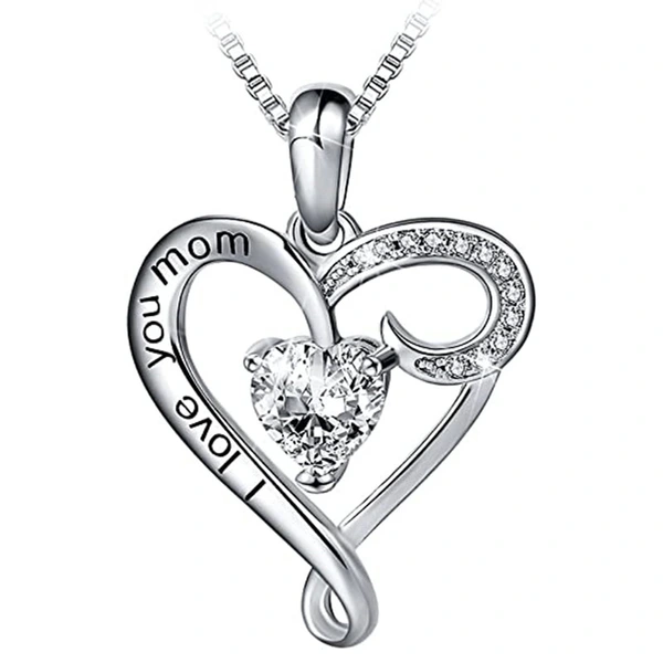 WISH hot-selling mother's love necklace new European and American fashion single product letter box chain